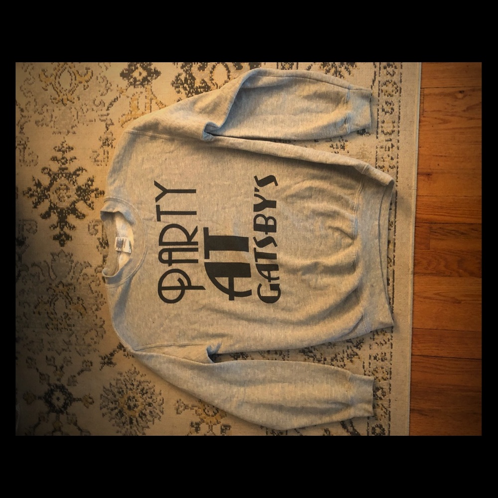 VintageStyle Crewneck Sweatshirt Party at Gatsby’s